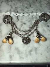Vintage Bavarian/Alpine Charivari Double/Brooch picture