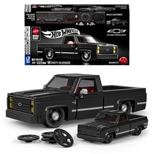 Mattel Brick Shop Hot Wheels '83 Chevy Silverado Building Set JKG42 225pc NEW picture