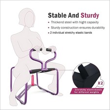 Folding Bangin Bench Sex Stool w Handles Easy Rider Queening Queen Chair Seat Pu picture