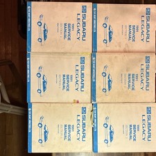 1991 Subaru Legacy Service Manual 6 Volumes OEM Repair Shop Books picture