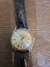 BULOVA 14k BEZEL MENS M3 WRISTWATCH 30 JEWELS VINTAGE 60s SELF WINDING RUNS picture