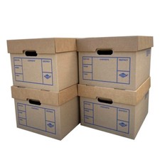 UBMOVE File Moving Boxes 200# Strength, Small, 15