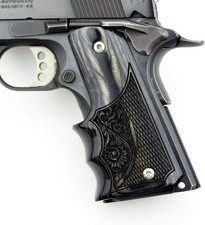Altamont 1911 Grips - Fingergroove - Full Size 1911 Real Wood Gun Grips w. Ambi picture