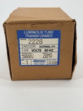 Allanson international NEON Sign transformer primary 120v 60 HZ 90FN20 New RARE picture