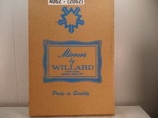 Vintage MCM Diamond Wall Mirror Willard Fort Smith Arkansas NEW picture
