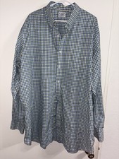 L.L Bean Traditional For Button Down Shirt Plaid Cotton Long Sleeve Size XXL Big picture