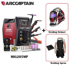 2026 ARCCAPTAIN MIG205MP 9-in-1 Welder - iControl App 120/240V Dual Voltage picture