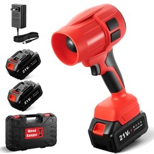 Wood Ranger Power Leaf Blower,21V Cordless Blower, 2X 4.0Ah Red picture