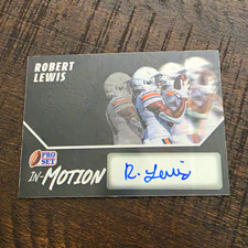 Leaf 2025 Pro Set Metal In-Motion Robert Lewis Rookie Auto Black Lava 5/7 picture