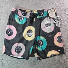 NWT Volcom Stoneys Board Shorts Swim Trunks Men Medium Geometric Multicolor picture