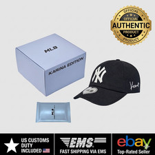 MLB x Karina Signature Unstructured Ball Cap, Black (100% Authentic) picture