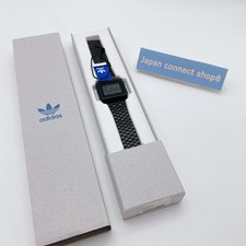 Adidas Archive M1 Z01-001 Digital Watch Waterproof All Black Unisex Japan picture