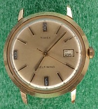 Lot W2487 Mens Runs 1969 Timex Automatic 3 6 9 Movement Vintage Watch as is picture