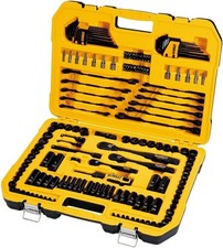 DEWALT DWMT45184 184-Piece Black Chrome Mechanics Tool Set w/Hard Case New picture