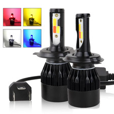 4 Colors LED Headlight Strobe Lights Car LED Fog Lamp H4 H7 H11 9005 HB3 HB4 picture