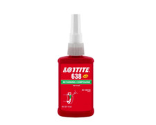 Henkal Loktite 638 Retaining Compound Green 50ml High Strength Bearing Adhesive picture