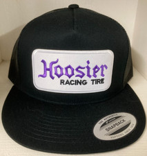 HOOSIER Racing Tire Retro TRUCKER Hat Cap Classic EMBROIDERED Vintage Patch New picture