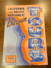Burlington Route Railroad  Bargain Tours Brochure - 1930's - Pacific Northwest picture