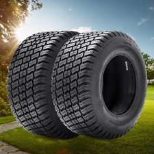 TWO 18x8.50-8 Lawn Mower Tires 4PR 18x8.50x8 Garden Tractor 18X8.5-8 18X8.5X8 picture