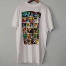 Vintage Rap A-Z Tshirt US Hip-Hop T-shirt 90s Deadstock Tee Delta Large picture