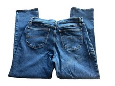 LEE Women’s Ultra Lux Soft Waistband Jeans 14 Straight Leg Mid-Rise picture