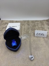 Small Urn for Ashes Keepsake with Lighted Heart Box & Necklace picture