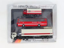 HO 1/87 Scale Herpa 7542 Jahre Deutsche Eisenbahn Vehicle Set of 3 picture