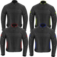 Men’s Waterproof Motorcycle Jacket Cordura CE Armored Breathable Summer Riding picture