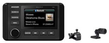 Kicker 51KMC4 Marine Boat Gauge Hole Dual Zone Bluetooth Receiver w/Mic KMC4 picture