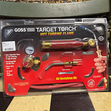 GOSS Target Torch Hot Turbine Flame Air Acetylene Kit Model KX-5B picture