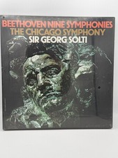 Beethoven Nine Symphonies Solti Chicago London 70-5667 SEALED LP Box Set picture
