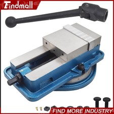 Findmall 6 Inch Lockdown Milling Machine Vise Bench Vise W/ Swiveling Base Lock picture