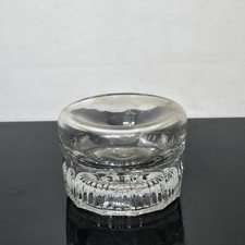 Antique 1872 A.W. Brinkerhoff Patent Glass Inkwell No. 2 Victorian Desk Inkstand picture