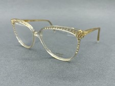 NOS GRIFFI OPTRON 258 Women’s Vintage Cat Eye Eyeglasses Frame Made in Italy picture