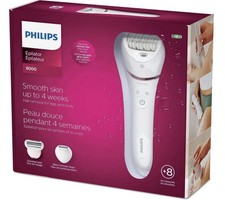 Philips Epilator Series 8000 Wet & Dry + 8 Accessories Open Box Bre720/14 picture