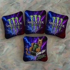 MONSTER ENERGY  SCOOBY DOO -  Pro Cornhole Bags - 4 Bags picture