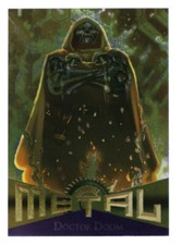 2013 Fleer Marvel Retro Doctor Doom Metal Card #37 Foil Insert Upper Deck picture