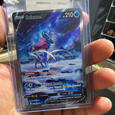 Pokemon TCG Suicune V GG38/GG70 Crown Zenith Galarian Gallery Holo Full Art picture