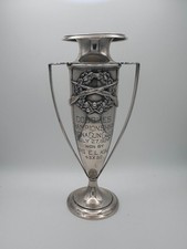 1924 Antique Sterling Silver Trapshooting Trophy - Winona Gun Club - Wallace picture