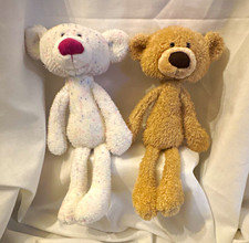 GUND Toothpick Bear & Confetti Bear Plush Stuffed Animals Lot of 2 long legs picture