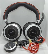Jabra EVOLVE 80 UC Stereo USB Corded Headset model HSC019 Active Noise Canc picture
