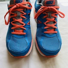 Nike Dual Fusion Lite Womens Running Shoes Blue Orange 599560-401 Size 9 picture