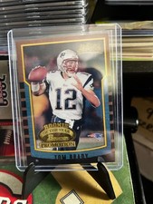 2000 Bowman - Rookie of the Year Promotion Tom Brady (RC) REPRINT, FACESMILE picture