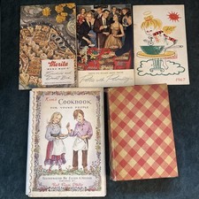 Vintage Cookbook Lot 1930’s-70s Wine Cook Book Kims Menu Magic Party Booklets picture