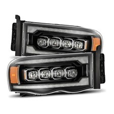 For 03-05 Dodge Ram Black Housing Nova LED Projector Headlights Headlamps picture