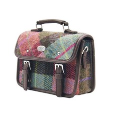 Harris Tweed Clunie Patch Bag with adjustable detachable shoulder strap scotland picture