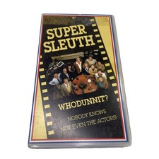 Super Sleuth VHS 1986 Mystery Interactive Promo Nova Home Video picture