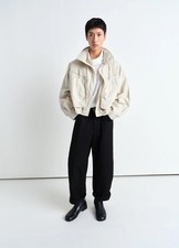 Lemaire Parachute Blouson Stone Beige Ventile Cotton Jacket Mens 48 US M NWT picture