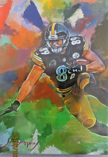 Vance McDonald Art Card Limited 10/50 Edward Vela Signed (Pittsburgh Steelers) picture