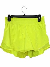 Lululemon Hotty Hot Short Size 6 Tall Yellow Athletic picture